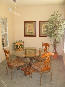 One Bedroom Condo Dining Area